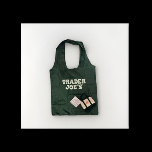 Trader Joe's Canvas Micro Tote with Grocery Bag, Green - Picture 13 of 14